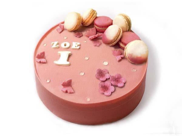 Bloemen en Macarons Roze