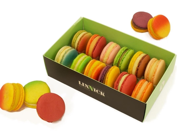 Macarons 12 stuks Fruitig