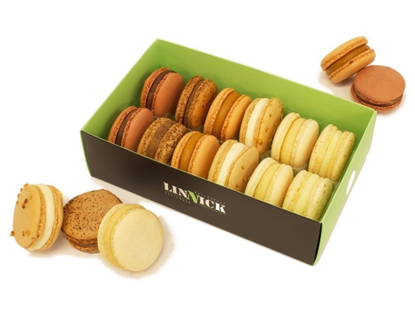 Macarons 12 stuks naturel smaken